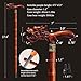 ispuoocti Wooden Cane, Hand carved High-end Walking Cane for Men and Women, Lightweight Design Support Up to 500lbs Dragon Canes for Seniors, Suitable for Discerning Personal and Gift Use (sandalwood)