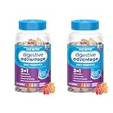 Digestive Advantage Daily Probiotic Gummies for Digestive Health, Gut Health & Immune Support, Probiotics for Men and Women (80ct) - Delicious Natural Fruit Flavor* (Pack of 2)