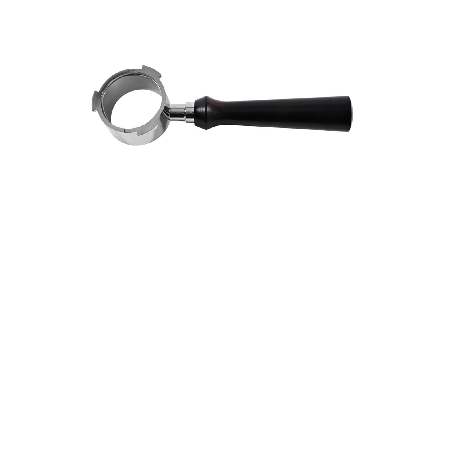 Portafiltro Senza Fondo For Caffè 51mm Naked, Compatibile Con Delonghi EC680 EC685 EC200, Cestello Filtro Accessori For Macchine Da Caffè Espresso Strumenti For Baristi(51MM 3Ear-Ebony)