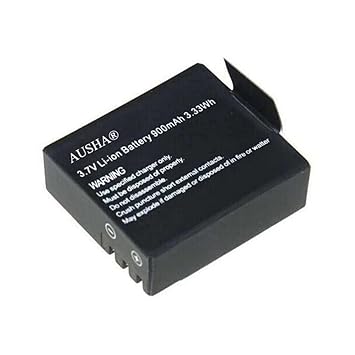 AJUK Sports Camera Li-ion Rechargeable Battery for 4K, 5K HD Action Cameras Battery, 3.7v 900mAh (Black1)