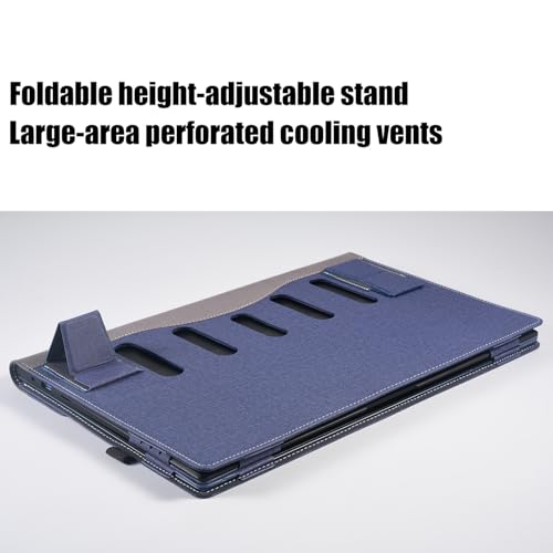 Housse en polyuréthane haut de gamme bleu pour Galaxy Book4 Pro - 5