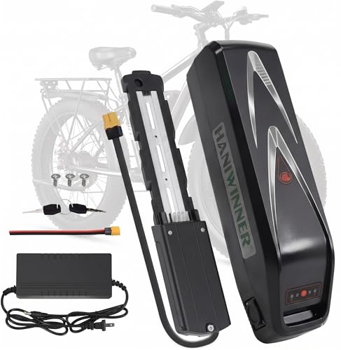KORNORGE Hailong 48V 15.6Ah Ebike Battery Replacement for 250W-1500W Motor, 748.8Wh Hailong Lithium Pack with XT60 Plug & 40A BMS for Mountain Commuter Bicycles