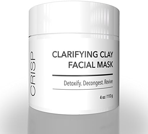Clarifying Clay Facial Mask ~ Best Anti Aging Face Masque ~ Softer, Smoother Skin ~ Gently Absorbs Excess Oil, Dirt and Toxins ~ Nourishing Treatment Formula Effectively Purifies and Tightens for Clean, Clear Pores ~ All Skin Types ~ Cruelty Free Skin Care ~ Made in the USA ~ 4oz ~ 100% 60 Day Satisfaction Guarantee!
