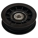 Poulie de renvoi plate 280 499 pour tracteurs à gazon Murray 1987 1993 avec plateau de 96,5 cm, tendeur de courroie en plastique, pièce de rechange pour système d'entraînement de tondeuse autoportée