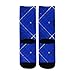susiyo Royal Plaid Print Hiking Socks Boy Girls - Cushioned Crew Socks for Kids Soft, Breathable & Seamless Toe for All-Day Comfort