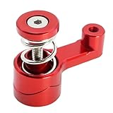 RWEQUTES Servo-Saver-Baugruppe aus Aluminium (21T) – Servoarm-Set for M-JX 14210, 14209, 14702B, 14702C Monster Trucks RC-Cars – Upgrade-Teil(Rood)