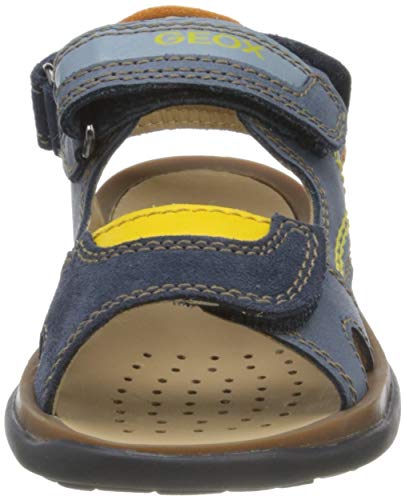 Geox J Sandal Lipari Boy Sports Shoes Boys Marine/Yellow - 13.5 - Sports Sandals Shoes #TOP1