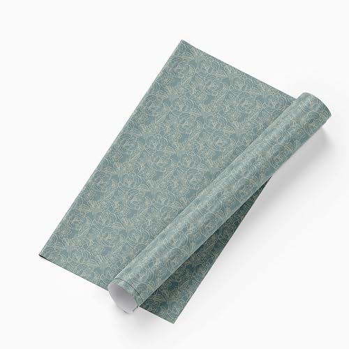 Papel pintado para decoración de habitaciones con estampado floral y diseño vinílico de 58cm 5