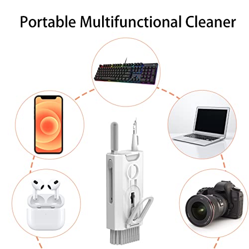 Image of 8-in-1 Electronic Cleaner kit- Portable Cleaning kit for Airpods /Earbuds /Phone /Camera /Watch /Laptop,with Cleaning Pen and Spray Bottle,Multifunctional Cleaning Tool