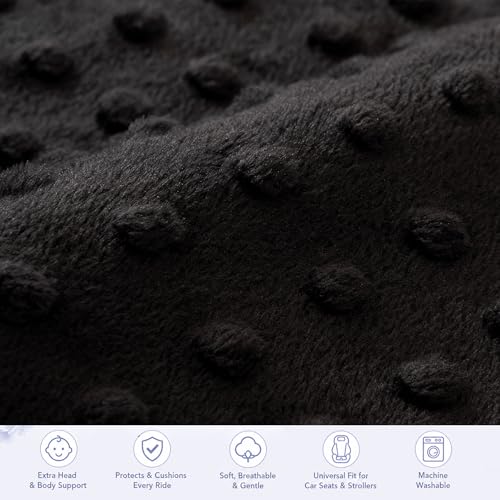 Image of Infant Support Cushions, Insert for Car Seats, Stroller Cushions, Black