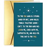 Obbyidk Bereaved Father's Day Card, Sympathy Fathers Day Cards for Loss of Child, Miscarriage Gifts for Dad, This Day Is for You