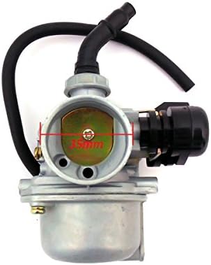 MYK Carburetor fits 4-Stroke Horizontal/Vertical engines 19mm (RH) Hand Choke ATV Go Kart Dirt Bike 50cc, 70cc, 90cc, 100cc, 110cc, 125cc