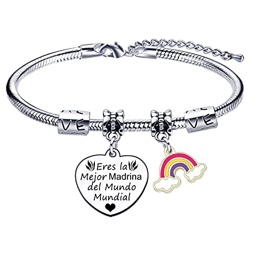 NVKFML Madrina Regalo Pulsera Madrina Joyería Pulsera de Dama Madrina Cumpleaños Día de la Madre Regalo Navidad Cover
