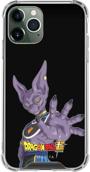 Skinit Clear Phone Case Compatible with iPhone 12 Pro Max - Officially Licensed Dragon Ball Super Goku Vegeta Super Ball Design