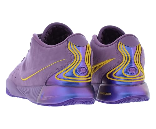 NIKE Lebron XXI Freshwater Big Kids' Basketball Shoes (FZ7189-500, Violet Dust/Purple Cosmos/University Gold) Size 5.52