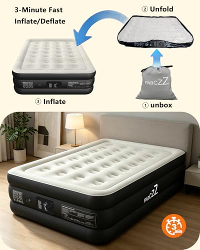 Matelas gonflable de camping idéal pour recevoir vos invités à la maison - 8