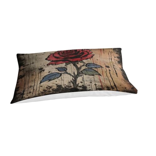 Housse de couette fermeture à glissière pour lit simple 135x200cm
