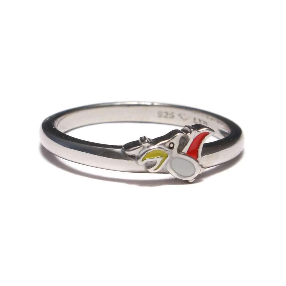 Flugsaurier Kinder Ring aus recyceltem 925 Sterling Silber