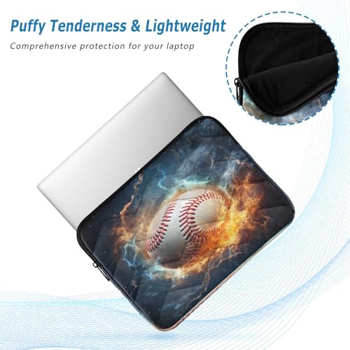 Funda para portátil Fire Baseball de 13-14 pulgadas impermeable miniatura 5