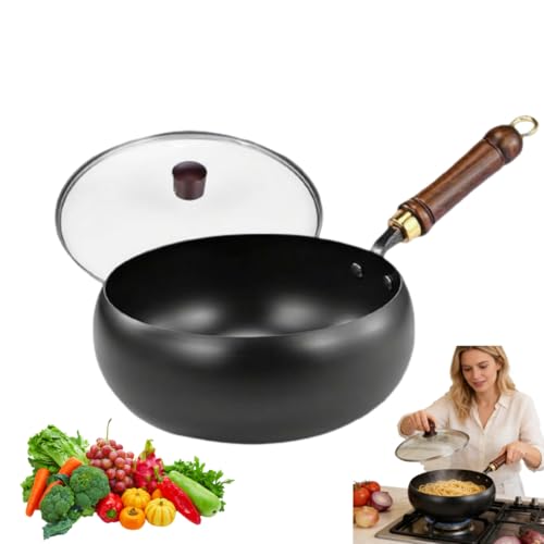 Wok de Hierro Fundido Negro 24cm miniatura 1