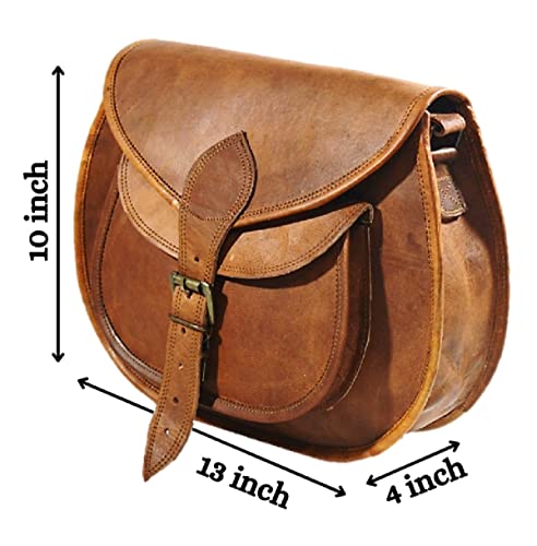 Satchel And Fable Handmade Vintage Crossbody Leather Bags for Women Shoulder Handbag2