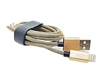 Mitz MFI Lightning iPhone iPad Charge Sync Data Cable 2M Gold