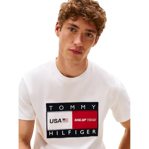 Tommy Hilfiger Men's Tommy X U.S. Sail GP Team Graphic Crew Neck T-Shirt2