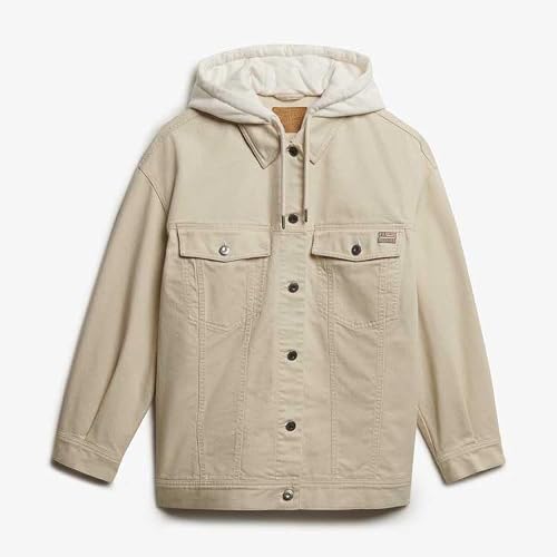 Veste trucker à capuche femme Superdry - vue 4