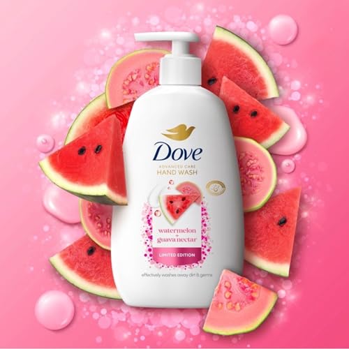 Dove Advanced Care Hand Wash, Pineapple + Passion Fruit and Watermelon + Guava Nectar, Limited Edition, 12 fl oz, 2 Pack - image 4