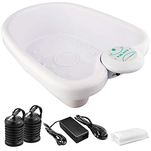 veicomtech Ionic Foot Bath Detox Machine,Ionic Detox Foot SPA Footbath,Detox Foot Bath Machine for Home Beauty Salon Spa with Foot Basin, 2PCS Arrays, 100 pcs Tub Liners (US Stock)