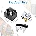 QP2-4.7 PTC Starter Relay & 6750C-0005P Overload Protector Kit for LG Refrigerator Compressor – 2 Pack Replacement Parts