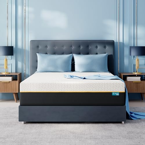NAPSIE 12 Inch Full Mattress, Cooling Memory Foam Mattress in a Box, Full Size Mattress for Pressure...