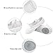 Stelle Canvas Ballet Shoes for Girls Dance Ballet Slippers Shoes（Toddler/Little/Big Kid/Women）(13ML,White)