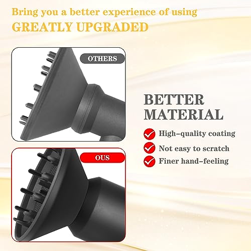 YTCHYYSK Hair Dryer Attachments for Dyson Supersonic Hair Dryer HD01 HD02 HD03 HD04 HD08, Diffuser for Wavly Curly Hair - Image 7