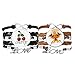 Bestchong Lot de 2 bracelets en cuir avec motif cerf-volant chinois et corde à main