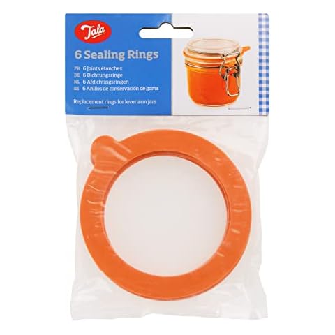 Tala 6 Pack Preserving Jar Sealing Rings Cover