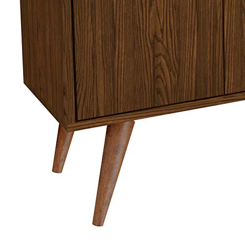 Aparador Buffet Retrô 3 Portas Prime, RPM, - Freijó