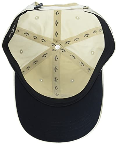 Callaway Golf 2022 Heritage Twill Adjustable Hat, Adjustable Size, Stone/Black Color #TOP2