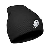 Halloween Cool Ghost Knit Beanie Hats for Men Women Emo Goth Gothic Grunge Perfect Best Birthday Pre