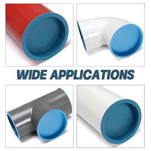 LPZMPZ Muffenstopfen Rohr Deckel Abwasser Kappe Enddeckel Rohrdeckel Abwasser Endstück Abdeckung PP für Abwasserrohre Abgasrohr Kanalrohr Lüftungsrohr (DN 150mm)