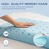 HIMOON Cooling Memory Foam Pillow, Bed Pillow for Sleeping, Standard Size, Breathable Memory Foam, Premium Support with Washable Cover for Back, Side and Stomach Sleepers (2 Packs)