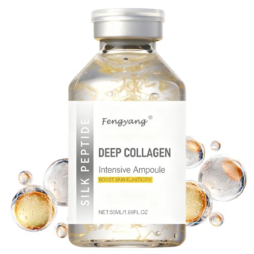 Fengyang® Ampolla Intensiva De Péptidos De Seda, Hidratación E Iluminador Facial, Suavizar Las Líneas De Expresión Y Las Arrugas, para El Cuidado De La Piel Para Mujeres