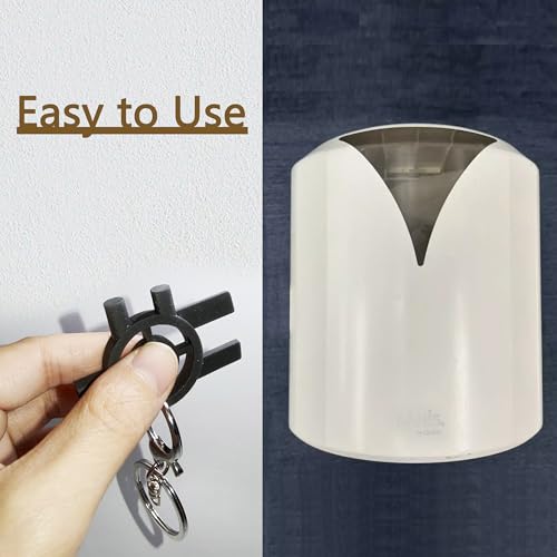 Image of 3PCS Paper Towel Dispenser Key Replacement for Cintas & Sanis Toilet Paper and Soap Dispensers with Key Rings,3-in-1 Tissue Box Key Accessories for Commercial Business Home Office School Maintenance
