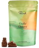 Rausch Hasenfiguren im Beutel (240 g / 24 Stück) – Mini Schokolade Osterhasen aus Edelvollmilch-Schokolade mit min. 39% Kakaogehalt – Ostergeschenk Schokolade