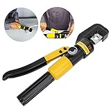 Hydraulic Pliers 6 Ton Integral Portable Pressure Crimping Tool with 16pcs Molds YQK70 for Electricians Engineers DIY Enthusiasts Steel Construction - Image 5