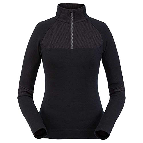 Spyder Womens Posh Zip T Neck (Black/Small)