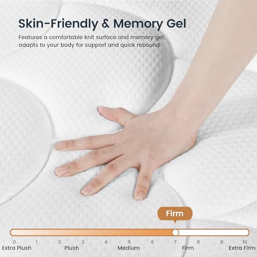 LETMOON King Mattress 16 Inch, Hotel-Level Luxury Hybrid Mattress King Size Bed in a Box, Cooling Gel Memory Foam & 7-Zone Support Pocket Springs, Relieve Back & Hip Pain, Fiberglass-Free, CertiPUR-US - Image 5
