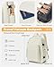 bergsalz Vacuum Backpack With Pump,Travel Laptop Backpacks For Women Men,Airback Backpacks With Vacuum Compression Bags Seal Packing,Carry On Backpack, Personal Item Travel Bag Beige