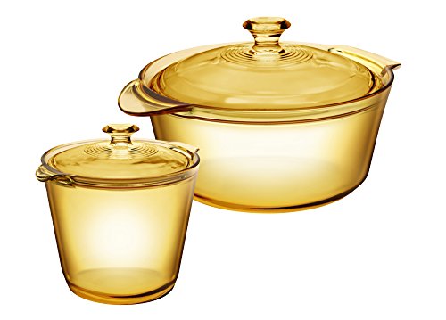 Visions 1.6 Litre Pyroceram Flair Cookpot with Glass Cover Brown product thumbnail 12