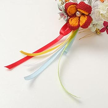 Amazon.co.jp: 京都きもの友禅 髪飾り ヘアアクセ お花 マルチ